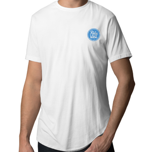 Blue Double Stamp - Men's Tall Tee - Ride The Vibe
